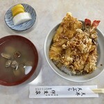 伊豆家 - 天丼1,300円＆味噌汁100円