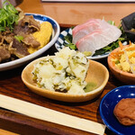 Wabi suke - 肉だし巻き定食