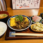 Wabisuke - 肉だし巻き定食 ¥800- この内容で驚きの価格✨✨