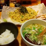会津ラーメン 和 - 特製青じそ塩つけ麺