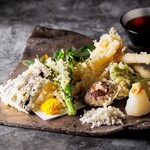 Assorted shrimp and seasonal vegetable Tempura