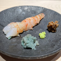 鮨 梢 - 牡丹海老