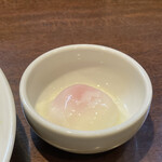 Koko Ichi Banya - トッピングの半熟卵。別盛り