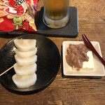 麹町いづみや しろ - ・柚子だいこん・いか塩辛クリームチーズ