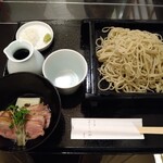 手打蕎麦 よしみや - 蔵王鴨せいろ（大盛）