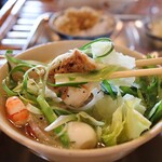 アンゴン - ベトナム汁麺ランチ(1,000円)
フーティユ(南部名物 肉と海鮮のミックス麺)