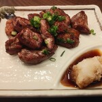 やきとん筑前屋 - ハツ炙りおろしポン酢280円