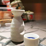 Izakaya Suzuya - 冷酒「願人」純米山廃（￥830）。爽やかな甘酸っぱさがあり、フレッシュな印象