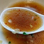 麺処 びぎ屋 - つけ汁の感じ