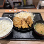 Yoshinoya - から揚げ定食