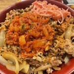 Sukiya - キムチ牛丼（メガ盛）