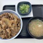 Yoshinoya - 朝牛セット（並、458円＋税）