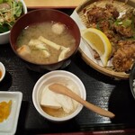 こだわり炭火焼鳥 ふらふら - つけ込みから揚げ御膳￥800