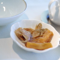 中国料理 翡翠宮 - 榨菜（ざあつァい）+醤蘿蔔（すゞしろしやうゆづけ）