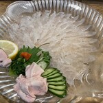 磯亭 - カワハギ薄造り