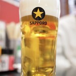 麺処 ひみつ屋 - ドリンク写真:サッポロ生ビール中
