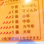 Supaisu Potto - 店内メニュー3【２０２２年３月】