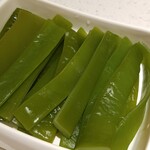 海底撈火鍋 - ワカメの茎のアップ