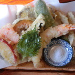 きさく - 天ぷら盛り合わせです。