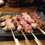 なごみや - 串焼き5本盛り