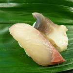 ホッキ貝とシマアジ