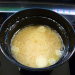 はこだて 鮨金総本店 - 味噌汁