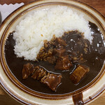 馬場南海 - ライス+カレールー大盛(100円)=ビーフカレー