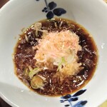 吟八亭 やざ和 - おろしそば(辛味大根)つけ汁