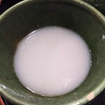 吟八亭 やざ和 - そば湯