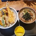 Yoshidaya Tempura Shiyokudou - 天丼ランチ