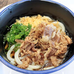 琴平うどん食堂 紡麦 - 美味しい肉でした。