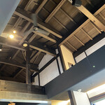 Zenka Shouin - 天井の梁が素敵です！ついつい大きな口を開けてパチリ。