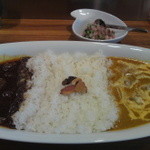 ビーフ＆バターチキン コンボ（Mサイズ）　1100円＋200円