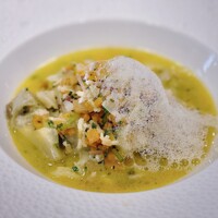 ソンブルイユ TOKYO - 的鯛と帆立貝のポワレ