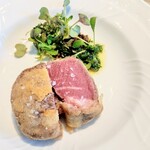 La Brianza - 十勝若牛フィレカツレツ。前回にリクエストして提供が難しかったメニューを覚えていて下さりお声がけありがとうございます☆感謝★いただいてみてやばい!!美味しさ♡厚切りやわらか嬉しかった〜(๑´ڡ`๑)。