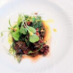 La Brianza - 真蛸のグリルウイキョウと茄子のカポナータ。ふんわりまろやかなウイキョウと甘酸っぱい風味のカポナータが柔らかな蛸と絶妙マッチング＆巧みなバランス!! こちらも新メニューからいただけて嬉しい☆☆