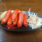 大衆酒場 鉄砲屋 - 赤ウィンナー　価格不明