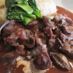 三日月 - イノシシ肉はしっかりした食感