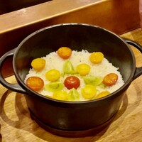 天婦羅 みやしろ - トマトご飯