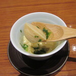 Sagara - 「鶏と百合根の茶碗蒸し」