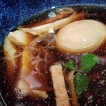 塩そば専門店 桑ばら - 秋刀魚香油のつけそば