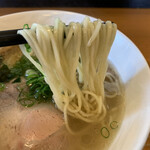 Ramen mura masa - 麺は細ストレート系