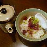 旬鮮酒場 Dank - しばづけ丼(茶漬け)￥390　2013.1.26