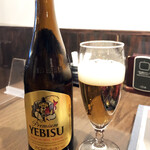 unagiseiroukounoya - 瓶ビール850円。場所柄、お酒は高め。その分、お料理のコスパが良いような気がします