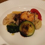 アチェーロ - 12/25　お魚料理（鱈白子のムニエル）