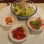 アチェーロ - 12/25　前菜サラダ盛り合わせ