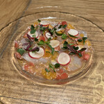 La Pesquera MARISQUERIA - カルパッチョ