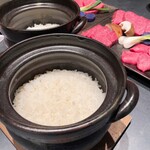 Maruko - 春の焼肉コース 13000円
                        タン、シャトーブリアン、ヒレ、ハラミ
                        土鍋ごはん