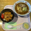 アリーナ食堂 - 正油ラーメン&ミニ豚丼♬
750円