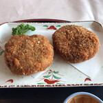 くまもと中央カントリークラブ - 味彩牛のミンチカツ